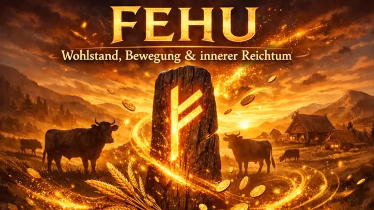 Fehu – Die Rune des Wohlstands, der Bewegung und des inneren Reichtums