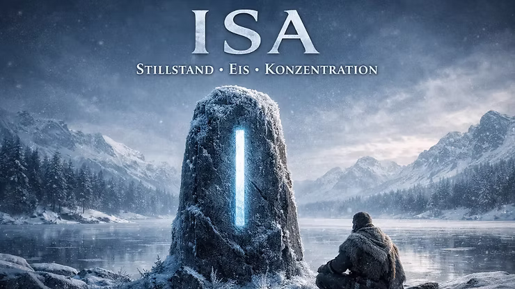 Die Rune Isa – Stillstand, Eis und die Kraft der inneren Konzentration