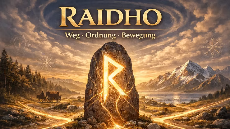Raidho – Die Rune des Weges, der Ordnung und der bewussten Bewegung