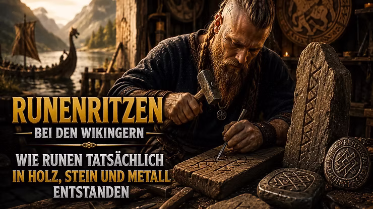 Runenritzen bei den Wikingern – Wie Runen tatsächlich in Holz, Stein und Metall entstanden