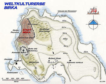 Karte von Birka