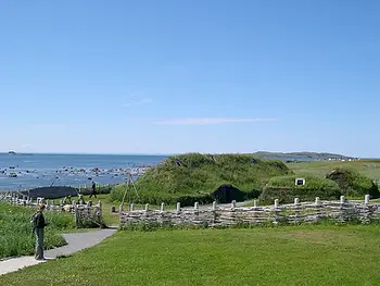 Rekonstruktion der Siedlung Vinland